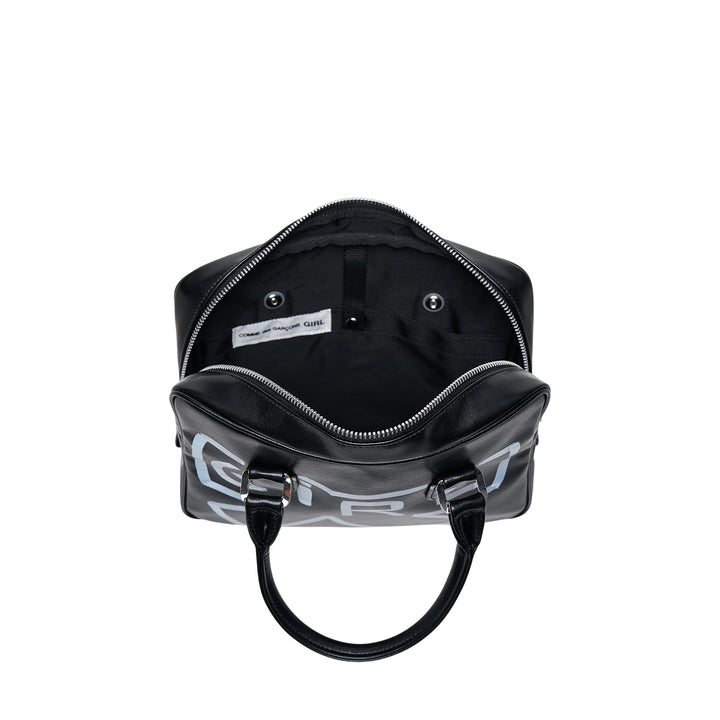 Abstract Graphic Bow Handbag