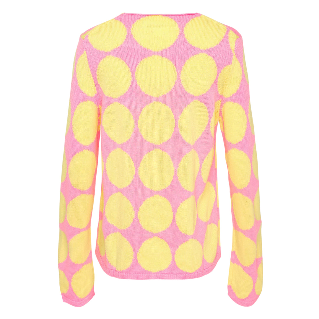 Oversized Dot Knit Top