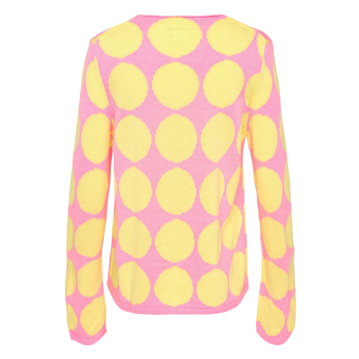 Oversized Dot Knit Top