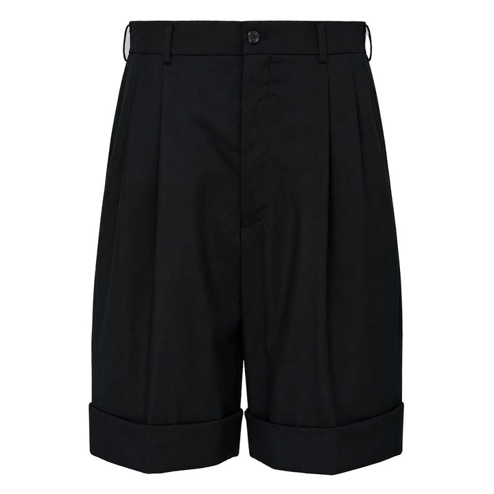 Tailored Wide-Leg Shorts