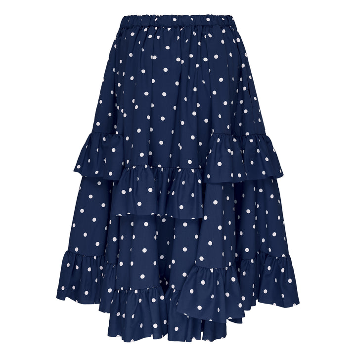 Polka Dot Midi Skirt