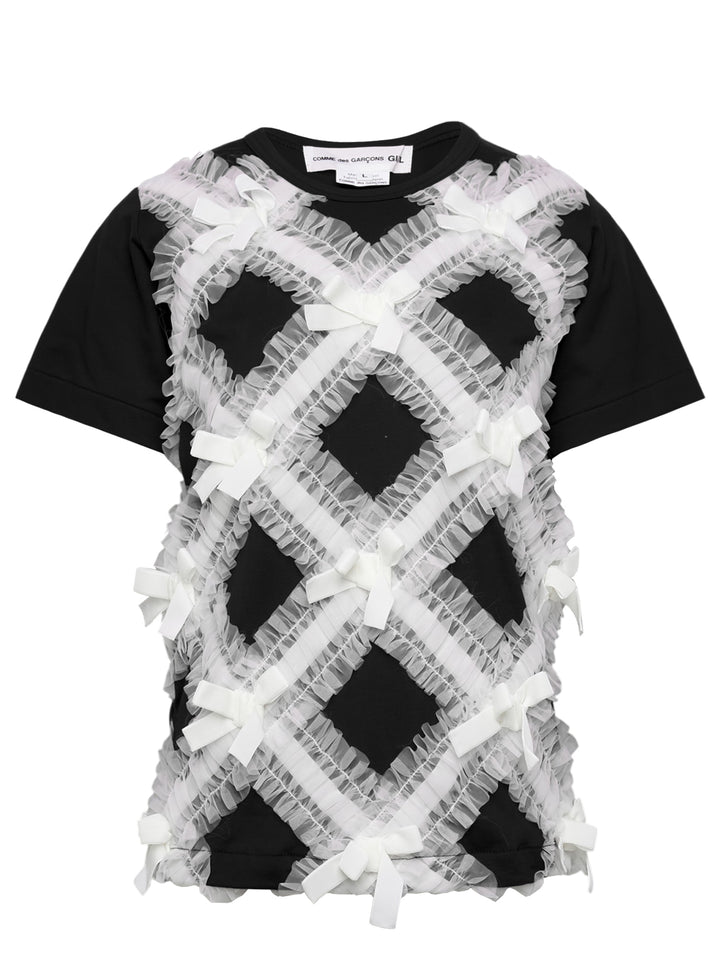 COMME des GARCONS GIRL Asymmetrical Panelled Oversize Tee