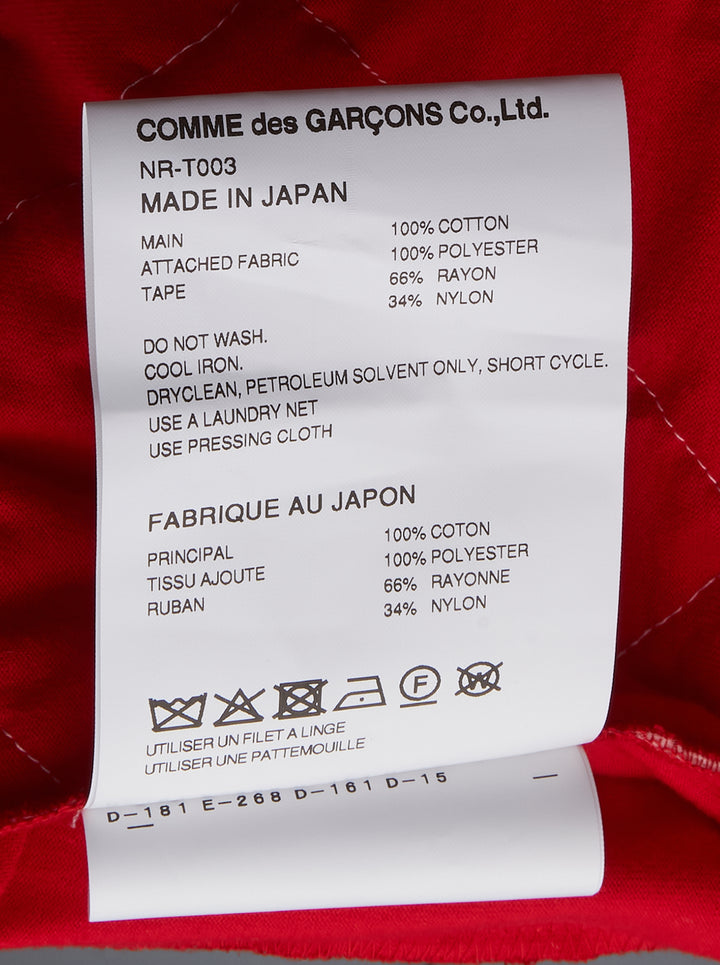 COMME des GARCONS GIRL Asymmetrical Panelled Oversize Tee - view 3