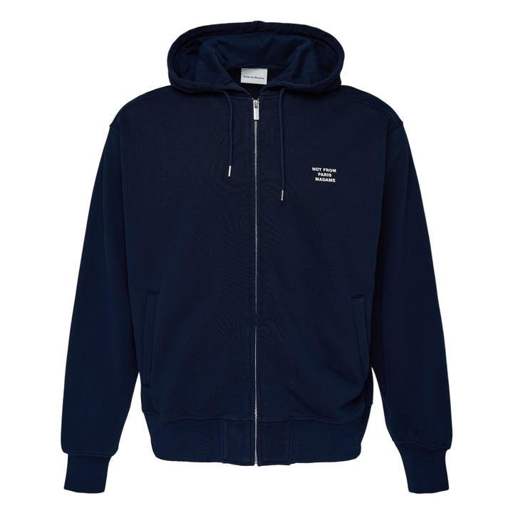 Slogan Zip Hoodie