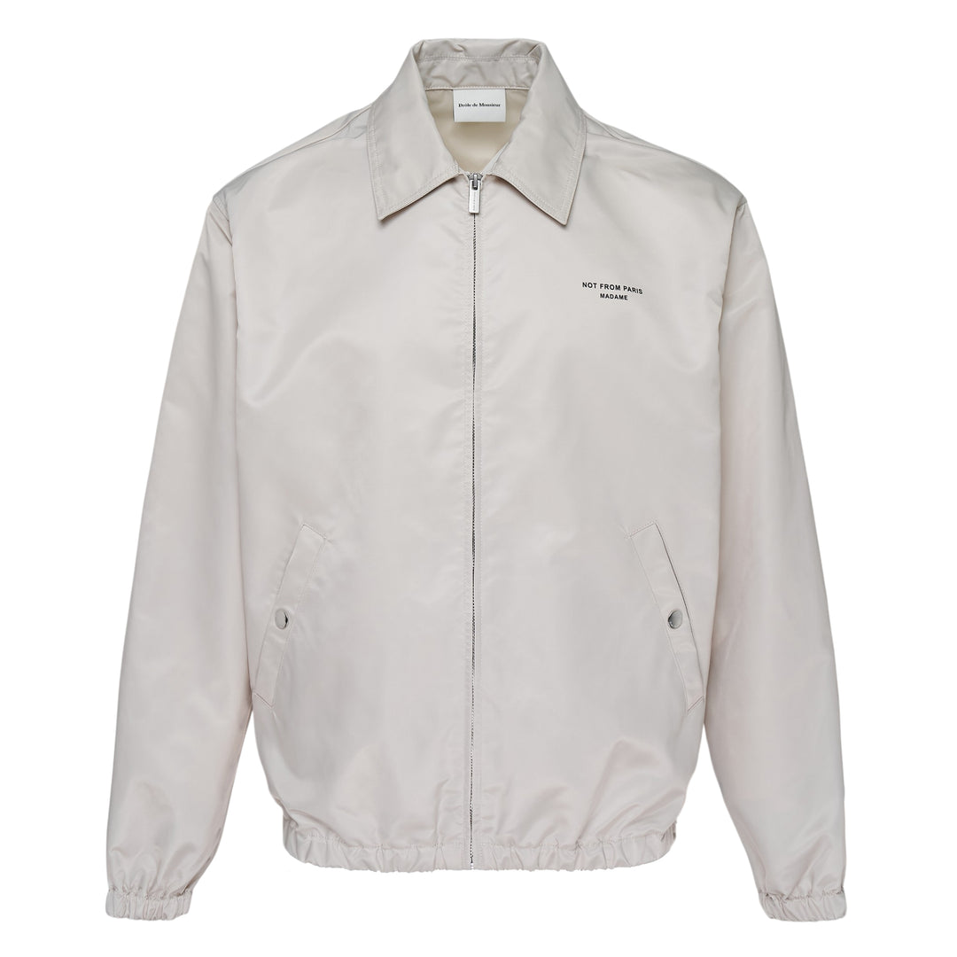 Slogan Nylon Blouson Jacket