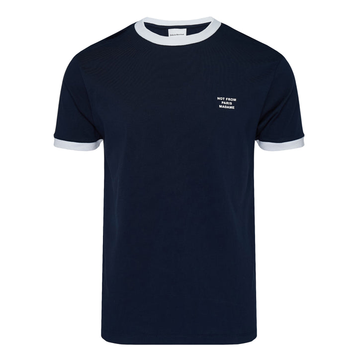 Not From Paris Slogan Ringer Tee