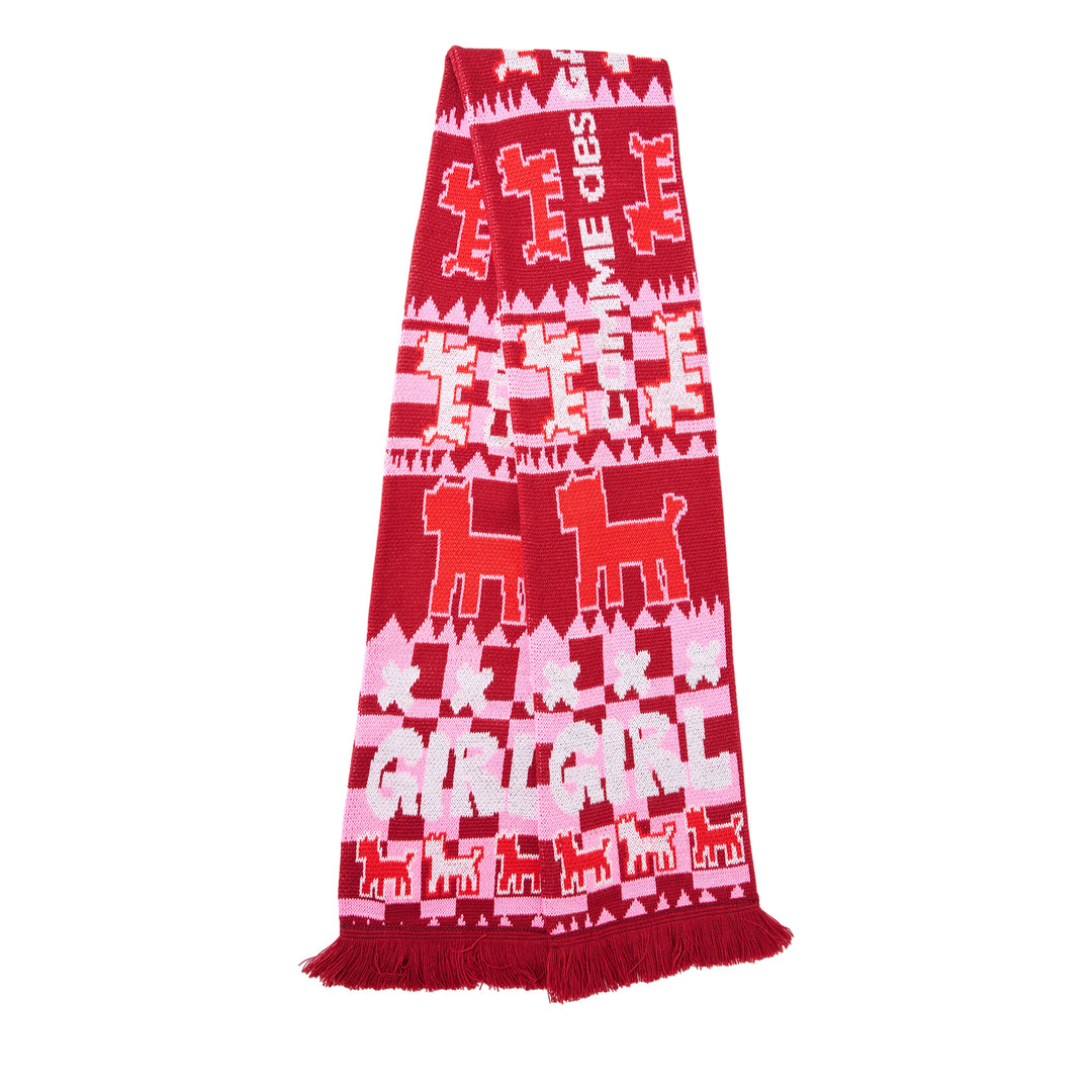 Holiday Knitted Acrylic Stole