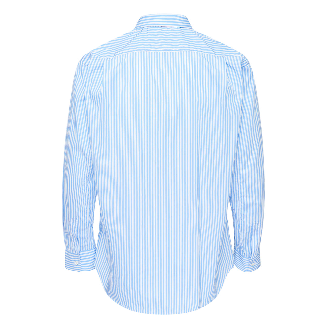 Striped Paneled Long Sleeve Shirt