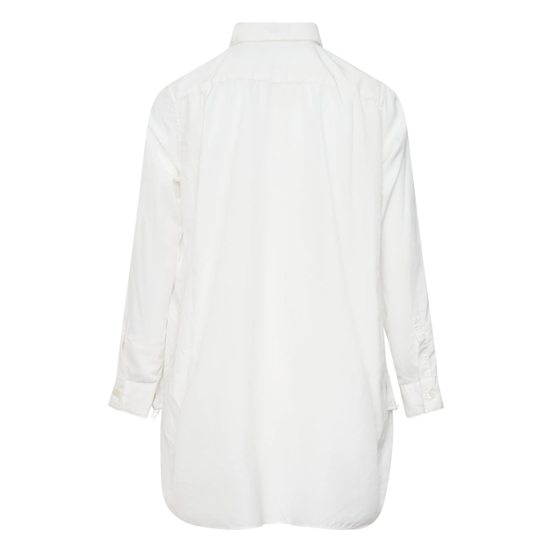 Sheer Lace Panel Blouse