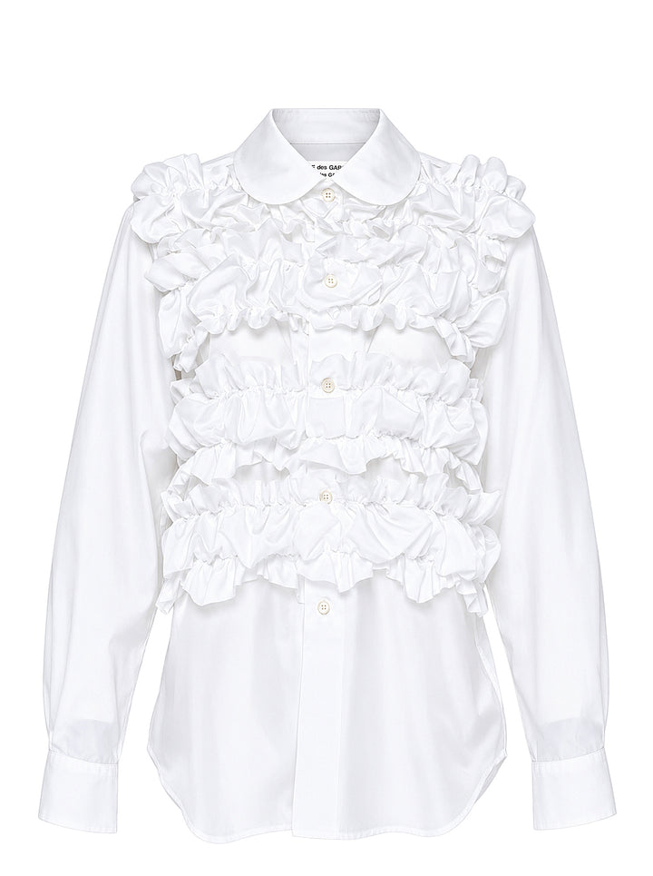 COMME des GARCONS COMME des GARCONS Ruffled Bib Front Blouse
