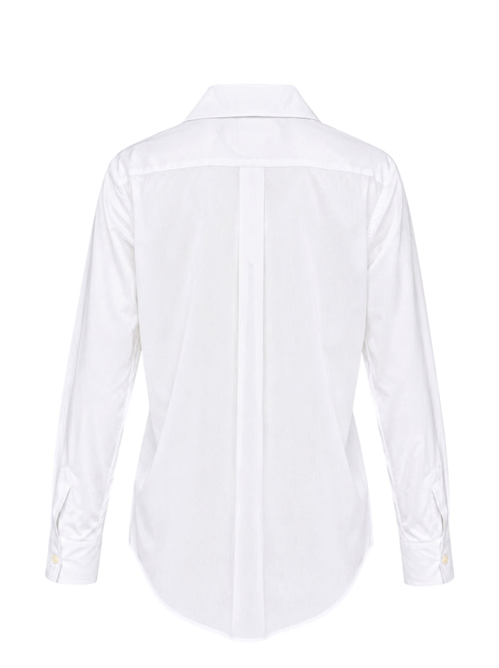 COMME des GARCONS COMME des GARCONS Round Collar Sheer Shirt - view 2