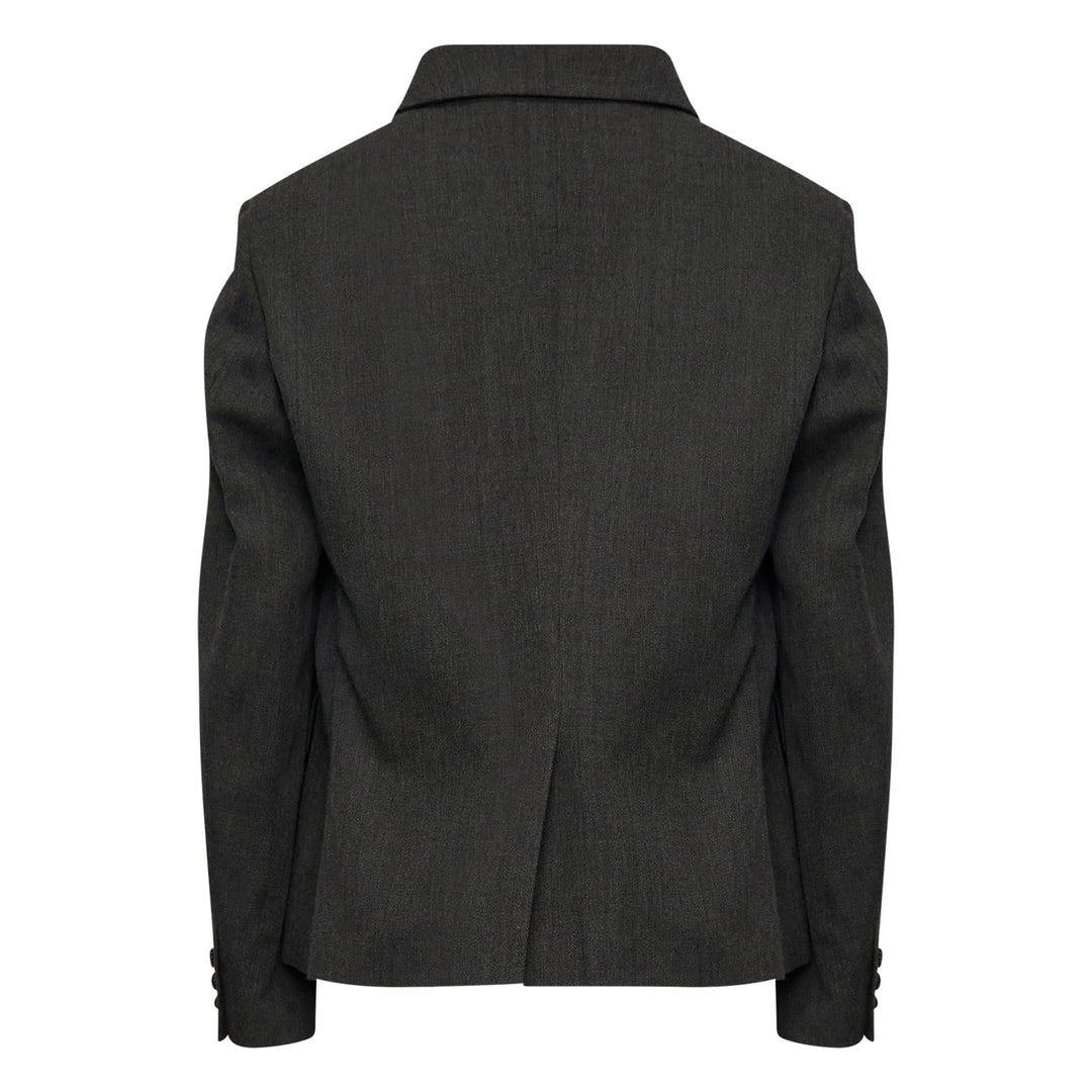 Buckle Collar Tailored Blazer