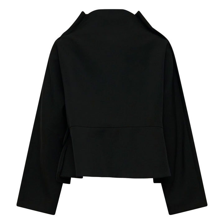 Cropped Button-Up Jacket
