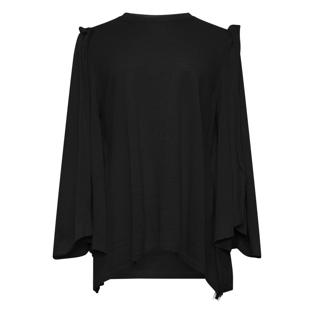 Oversized Exaggerated Sleeve Knit Top