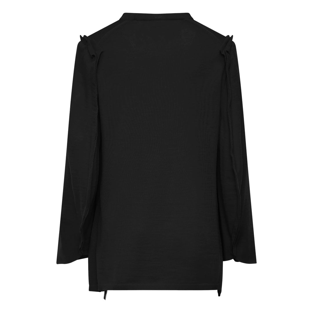 Oversized Exaggerated Sleeve Knit Top