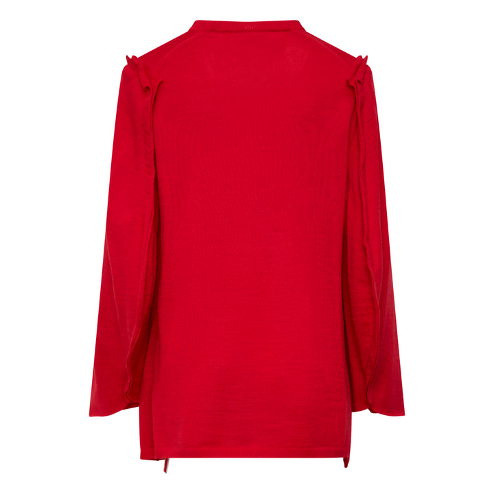 Oversized Exaggerated Sleeve Knit Top