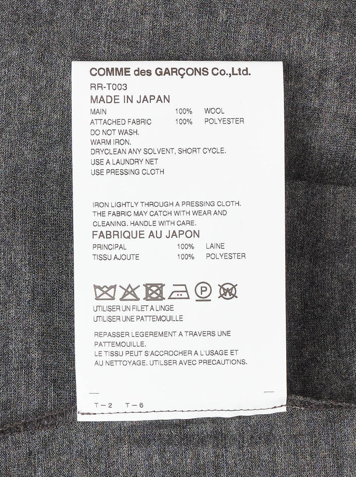 COMME des GARCONS COMME des GARCONS Asymmetrical Panelled Oversize Tee - view 3