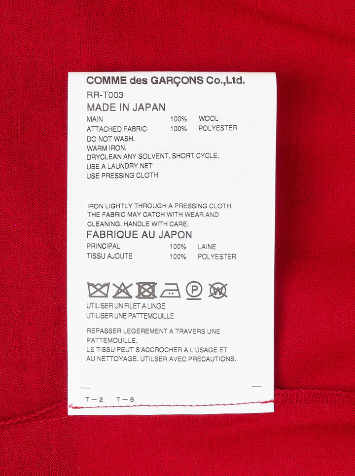 COMME des GARCONS COMME des GARCONS Asymmetrical Panelled Oversize Tee - view 3