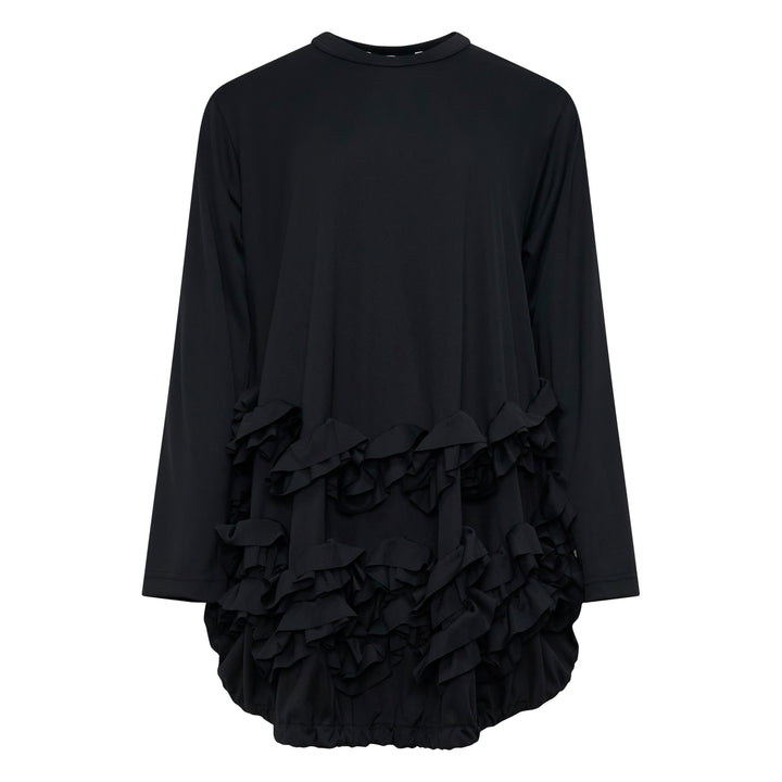 Draped Gathered Layer Top