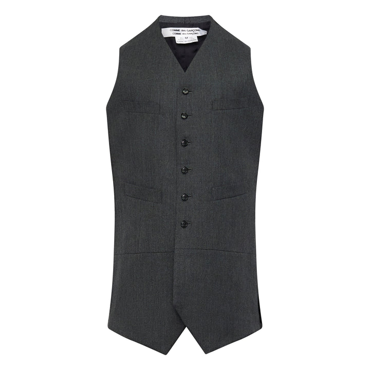Longline Button Vest