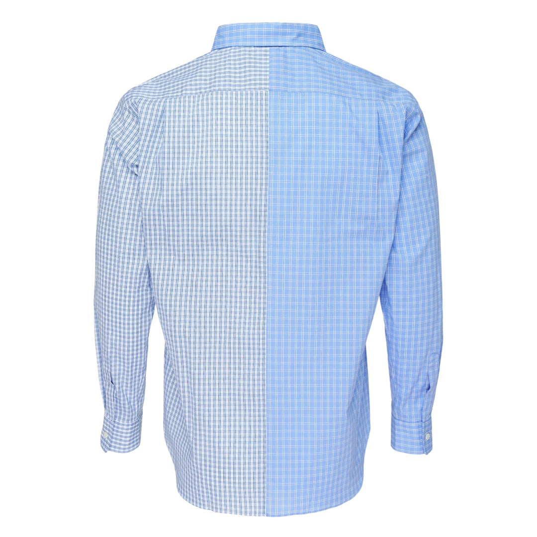 Cotton Small Check Long Sleeve Shirt