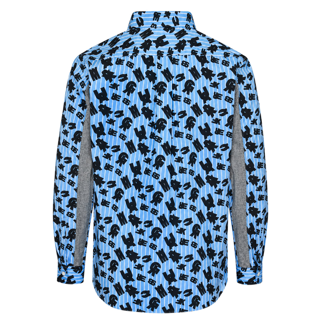 Stripe Printed Long Sleeve Shirt