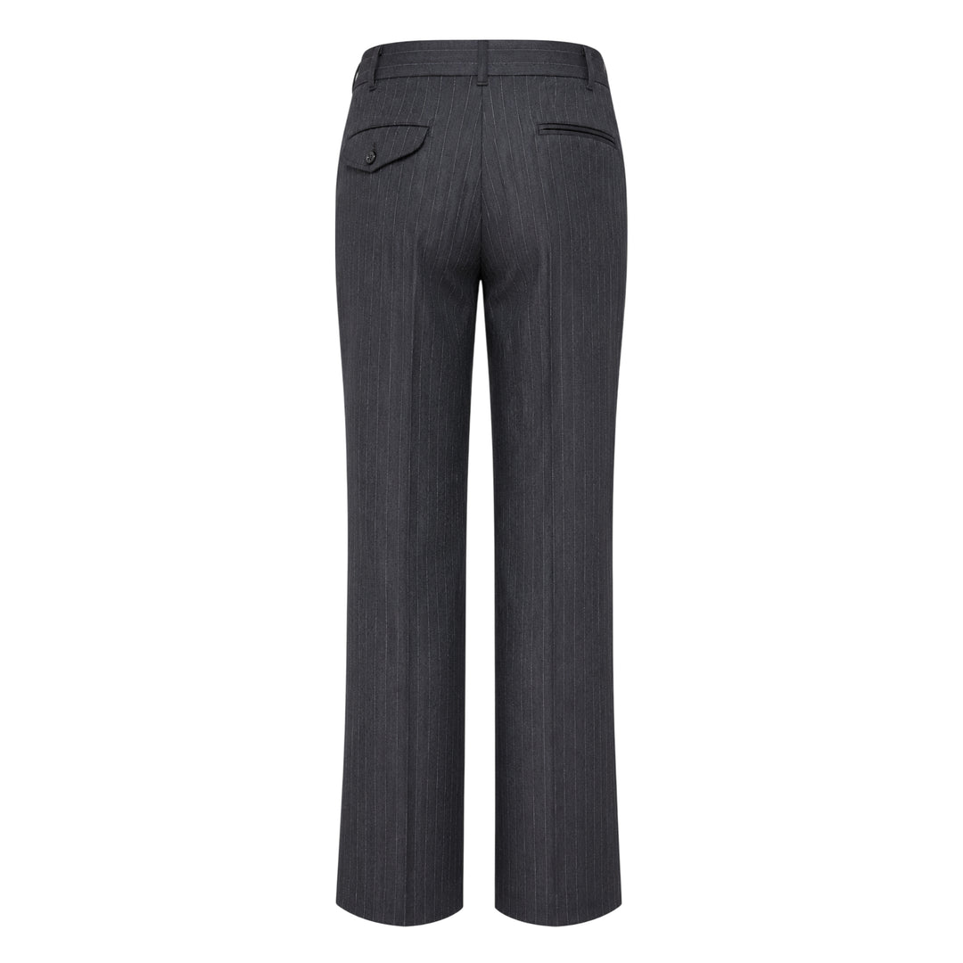 Wool Dobby Stripe Pants