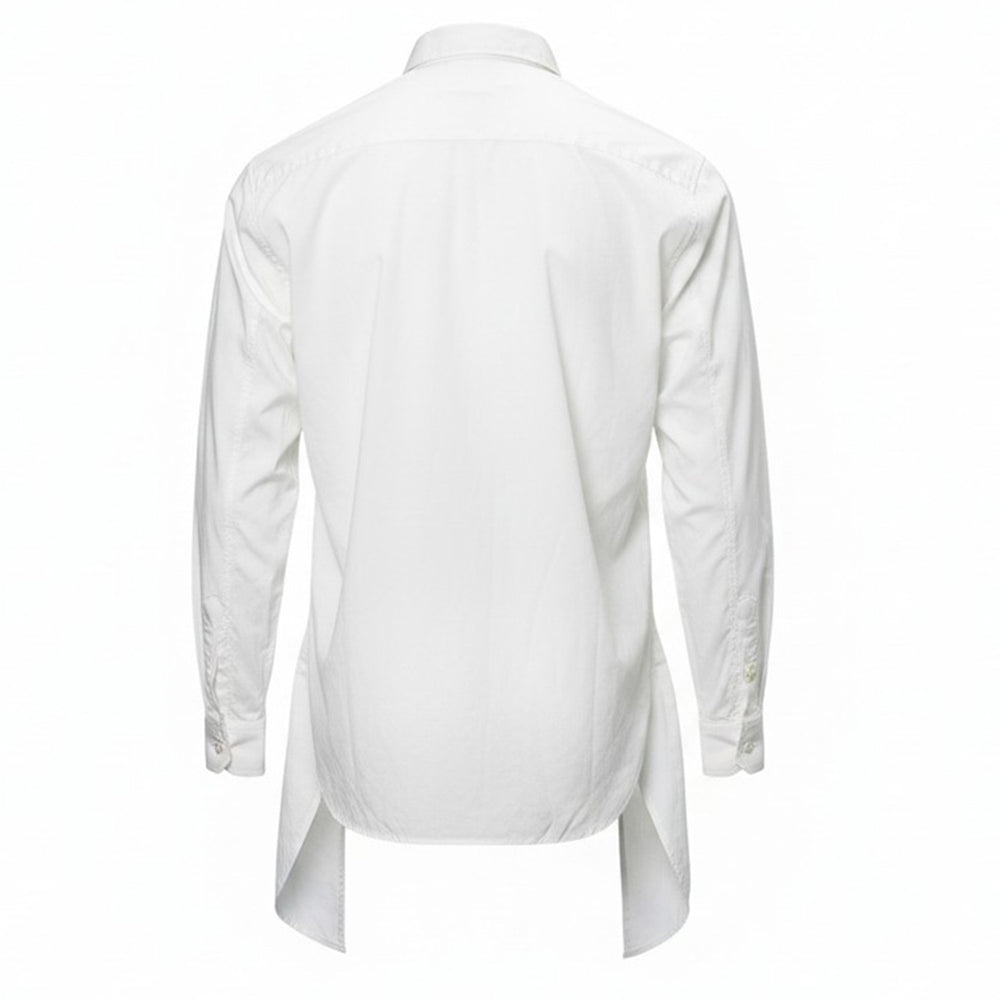 COMME des GARCONS HOMME PLUS Long Sleeve Draped Shirt - view 2