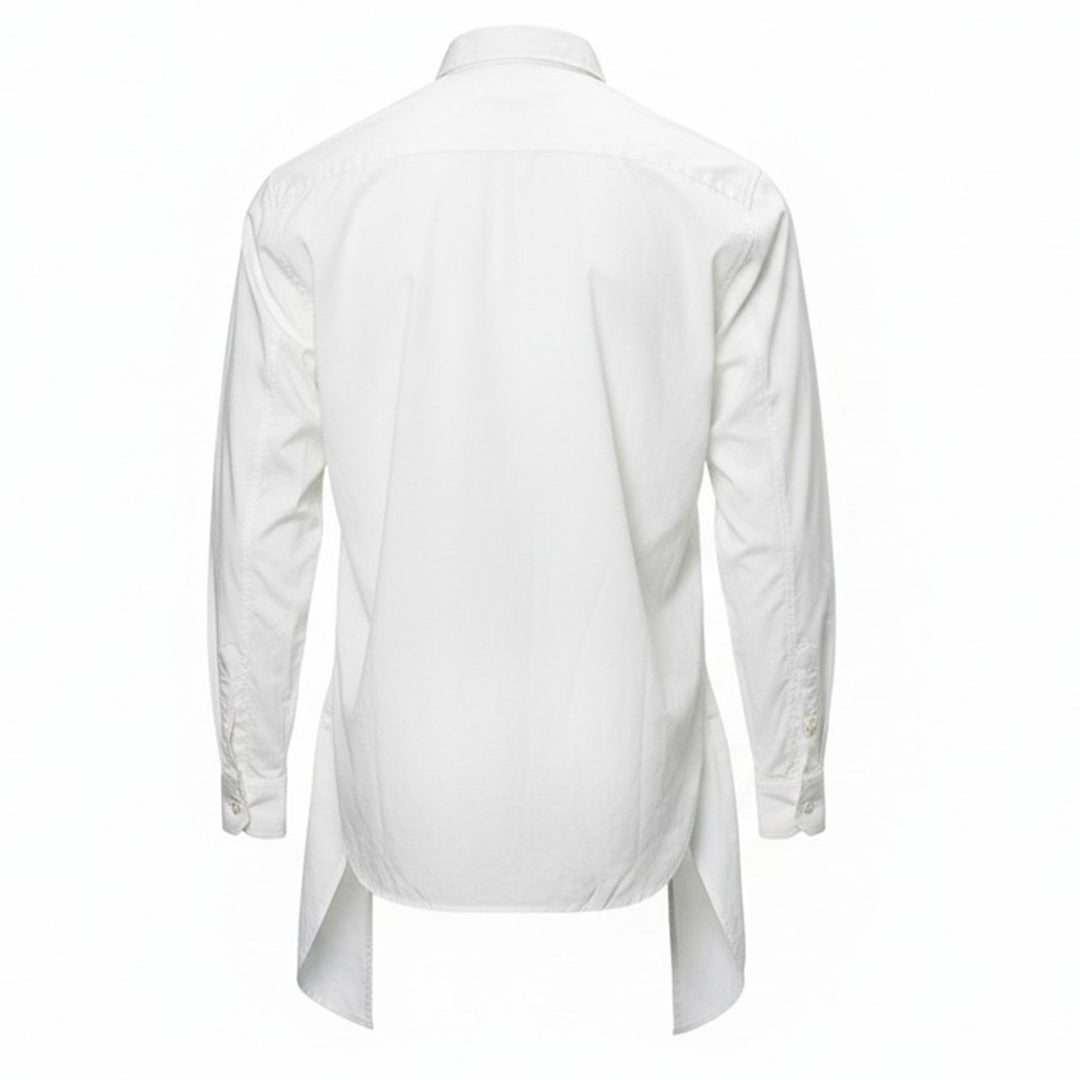 COMME des GARCONS HOMME PLUS Long Sleeve Draped Shirt - view 2