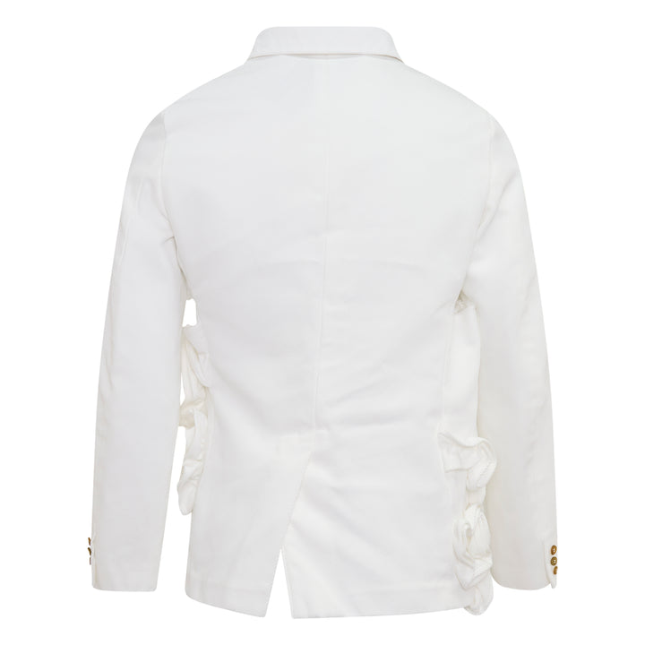 Heavy Kersey Ruffle Blazer