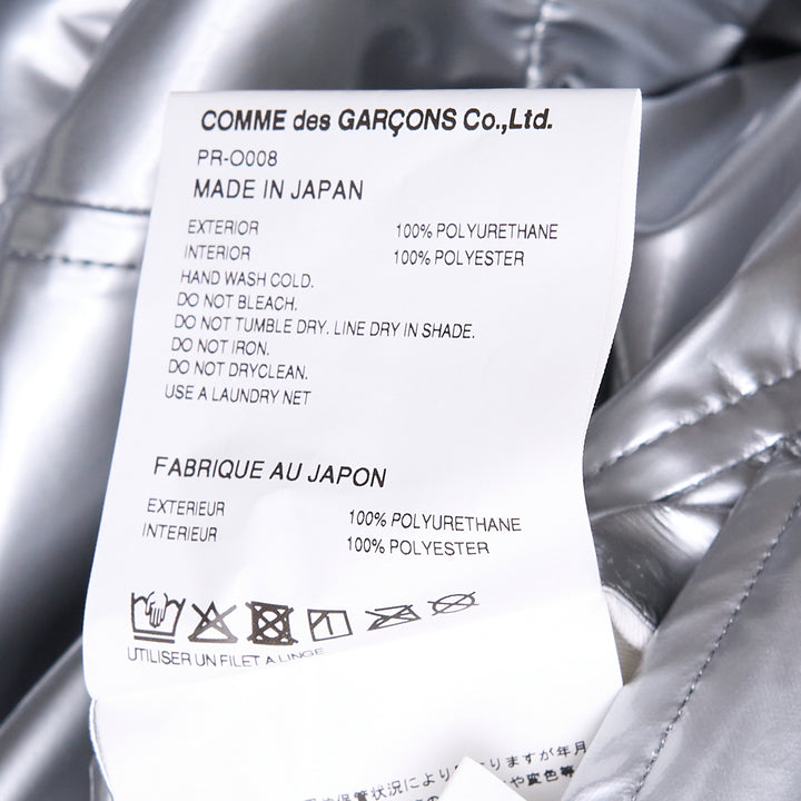 Metallic Enamel Halter Dress