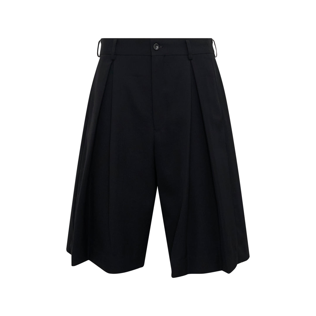 Wool Gabardine Medium Shorts