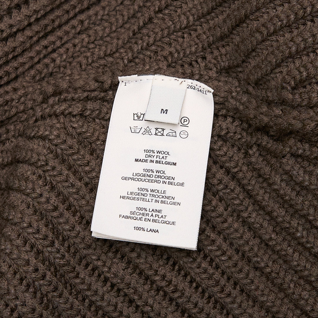 Ribbed Half-Button Sweater