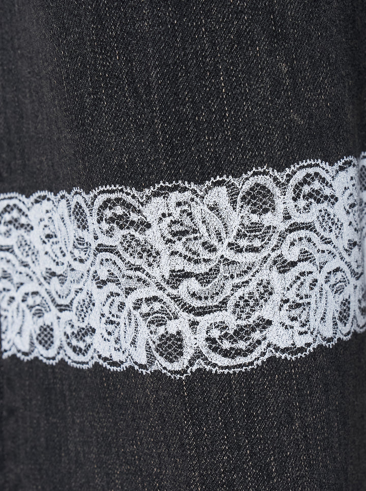 UNDERCOVER Lace Strip Jeans - view 3