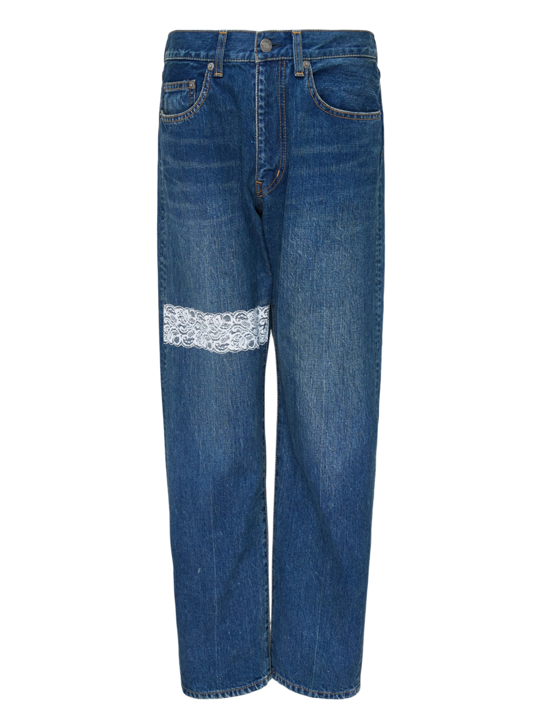 UNDERCOVER Lace Strip Jeans