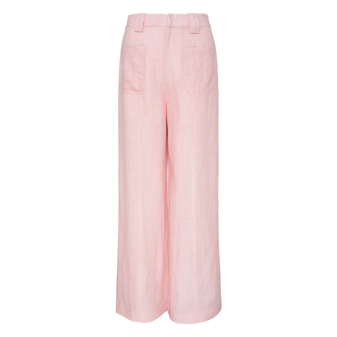 Isaline Hand Brush Linen Pants