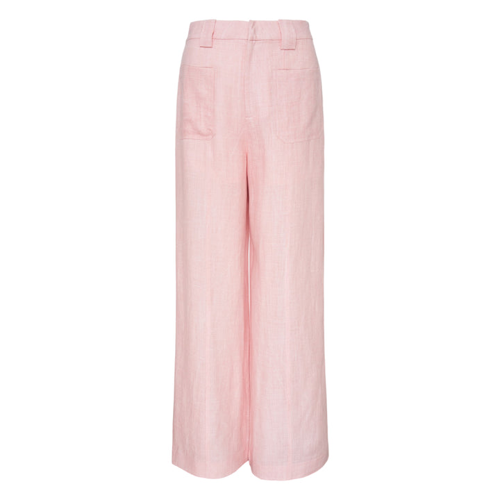 Isaline Hand Brush Linen Pants