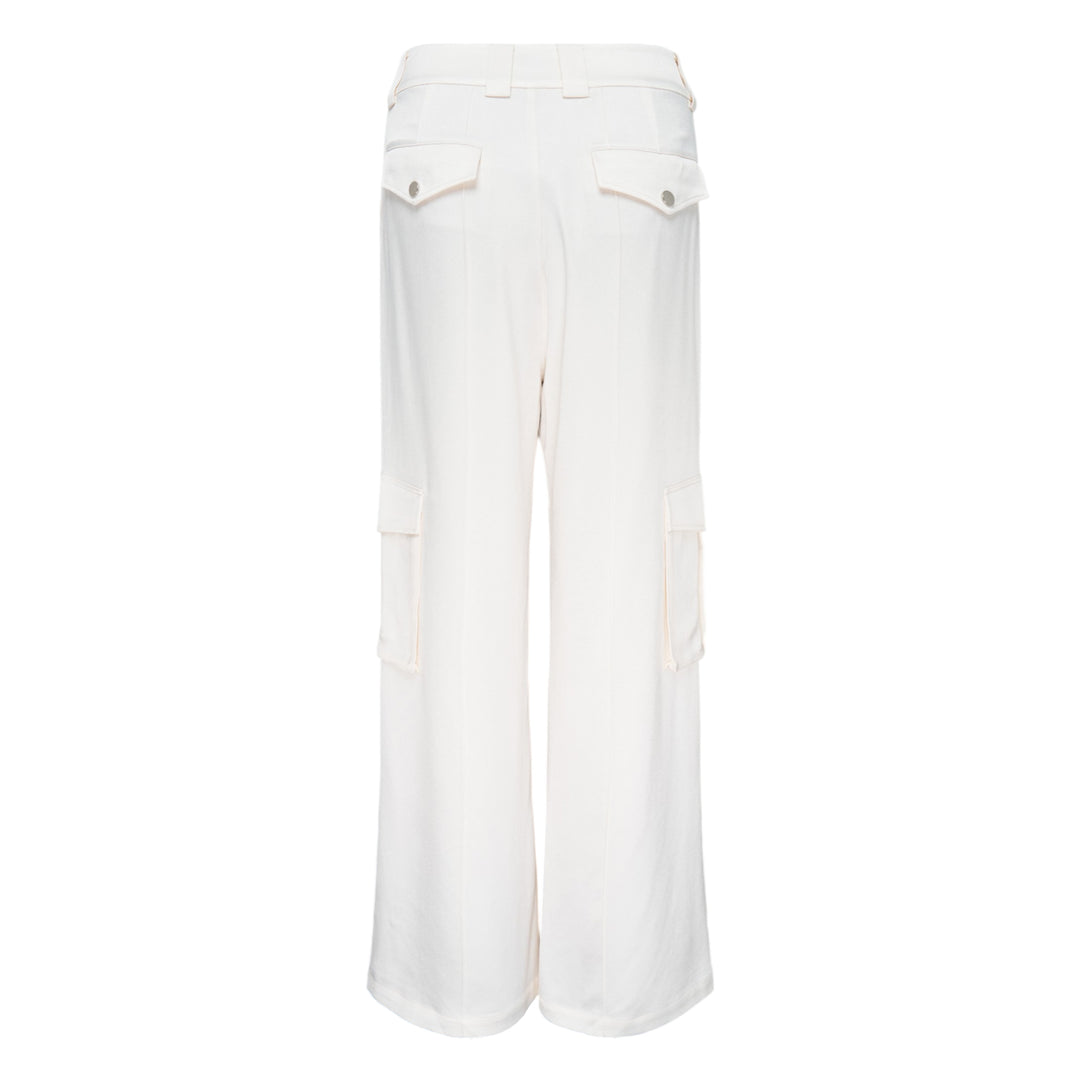 Celeste Crepe Acetate Cargo Pants