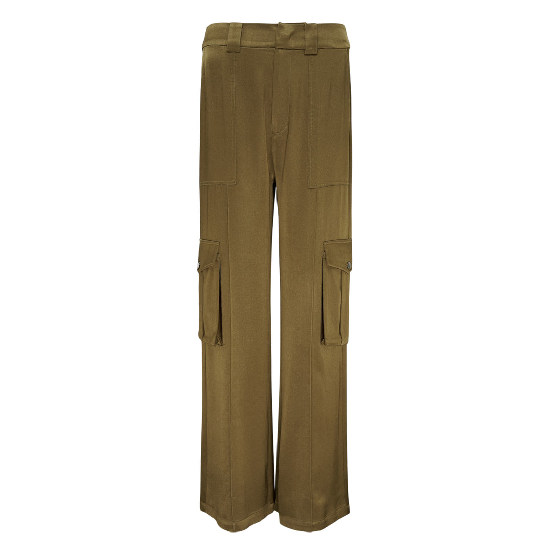 Celeste Crepe Acetate Cargo Pants