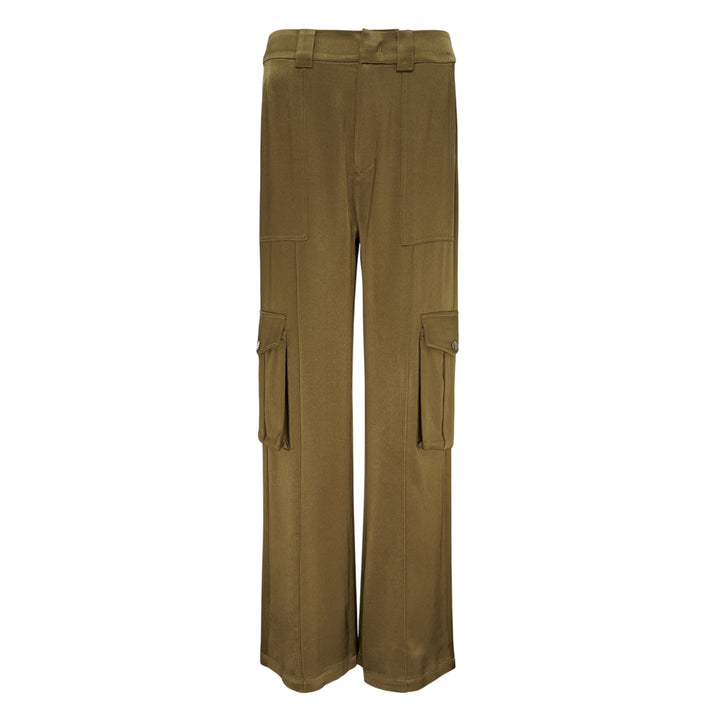Celeste Crepe Acetate Cargo Pants