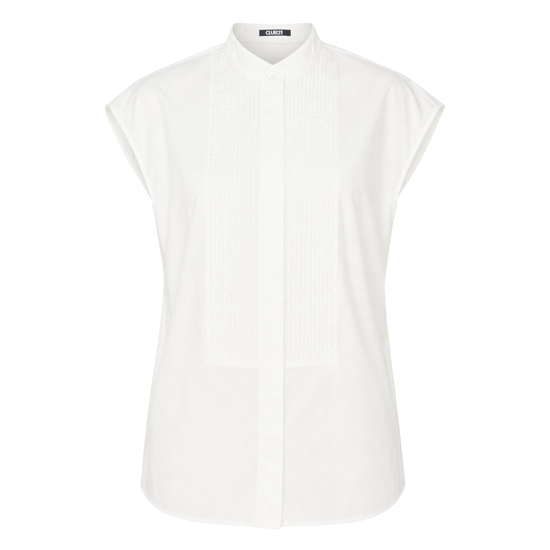 Edith Structure Cotton Blouse