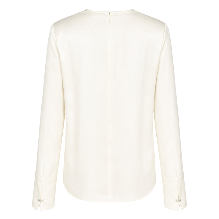 Colette Matte Satin Blouse
