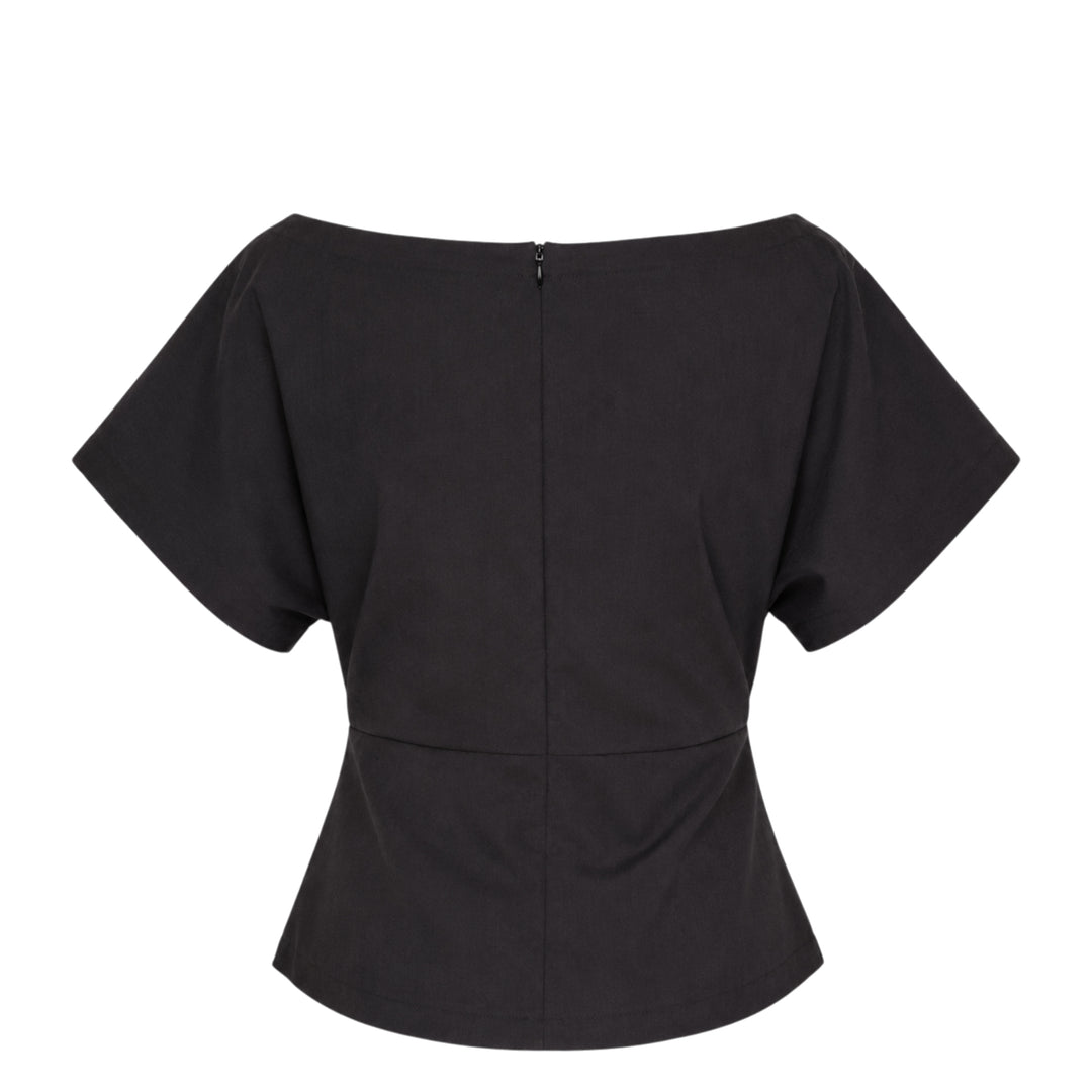 Light Stretch Rayon Linen Top