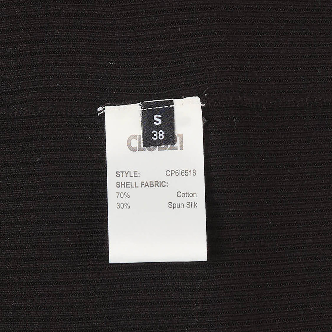 Silk Cotton Short Sleeve Sweater