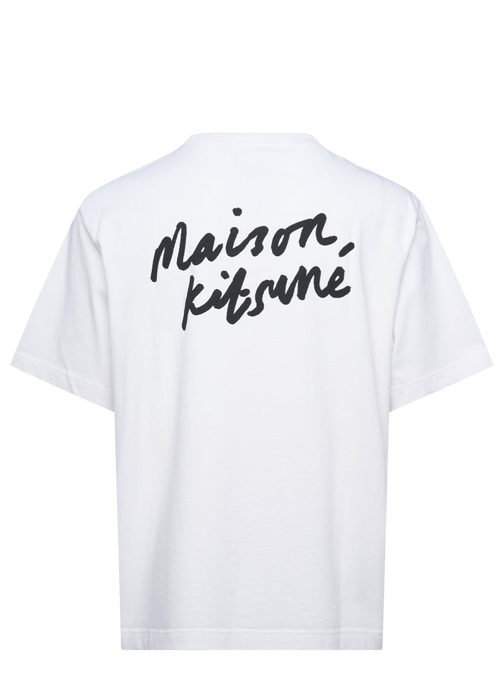 Maison Kitsune Handwriting Oversized Tee - view 2