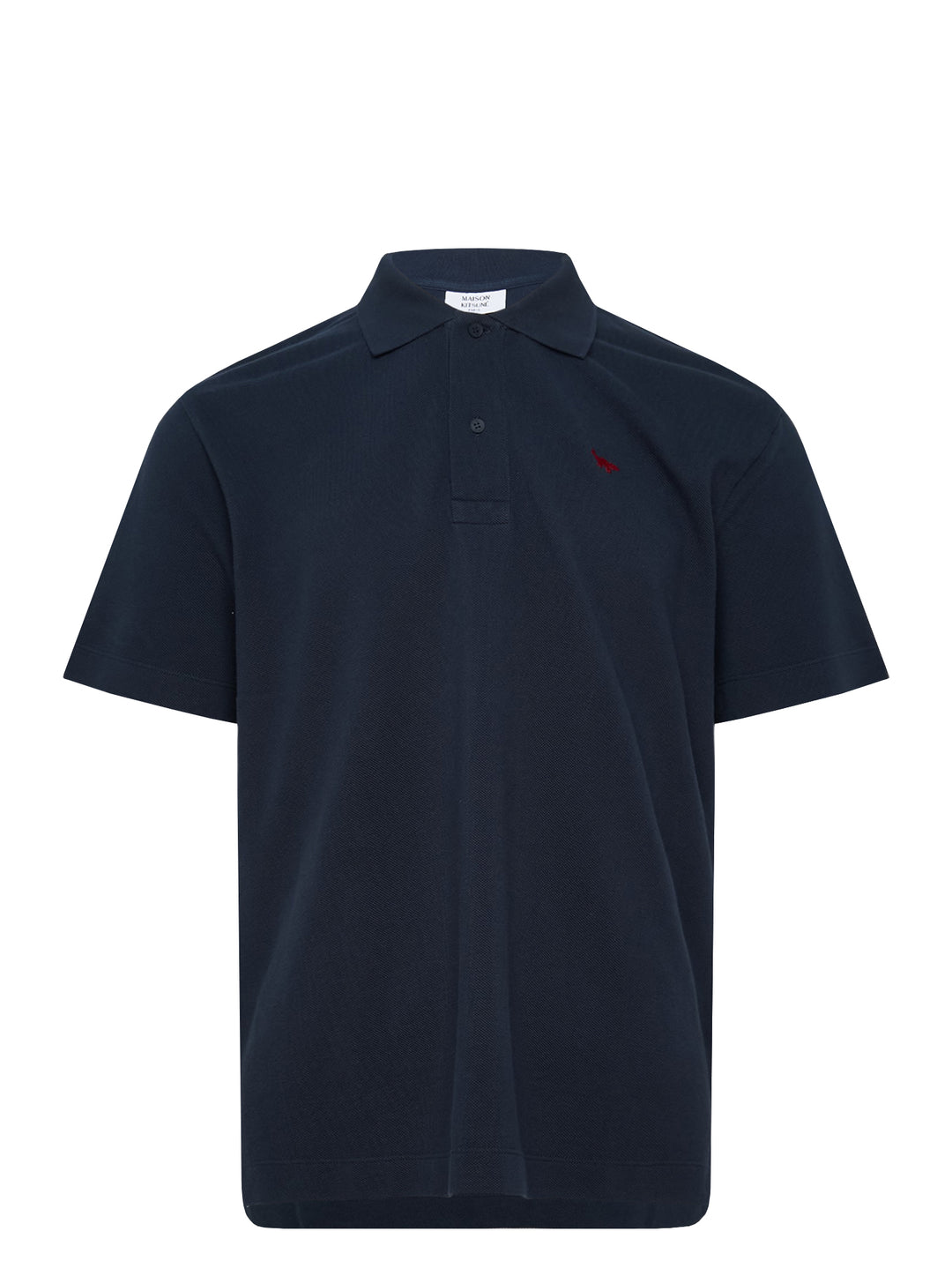 Maison Kitsune Red Profile Fox Comfort Polo - view 2
