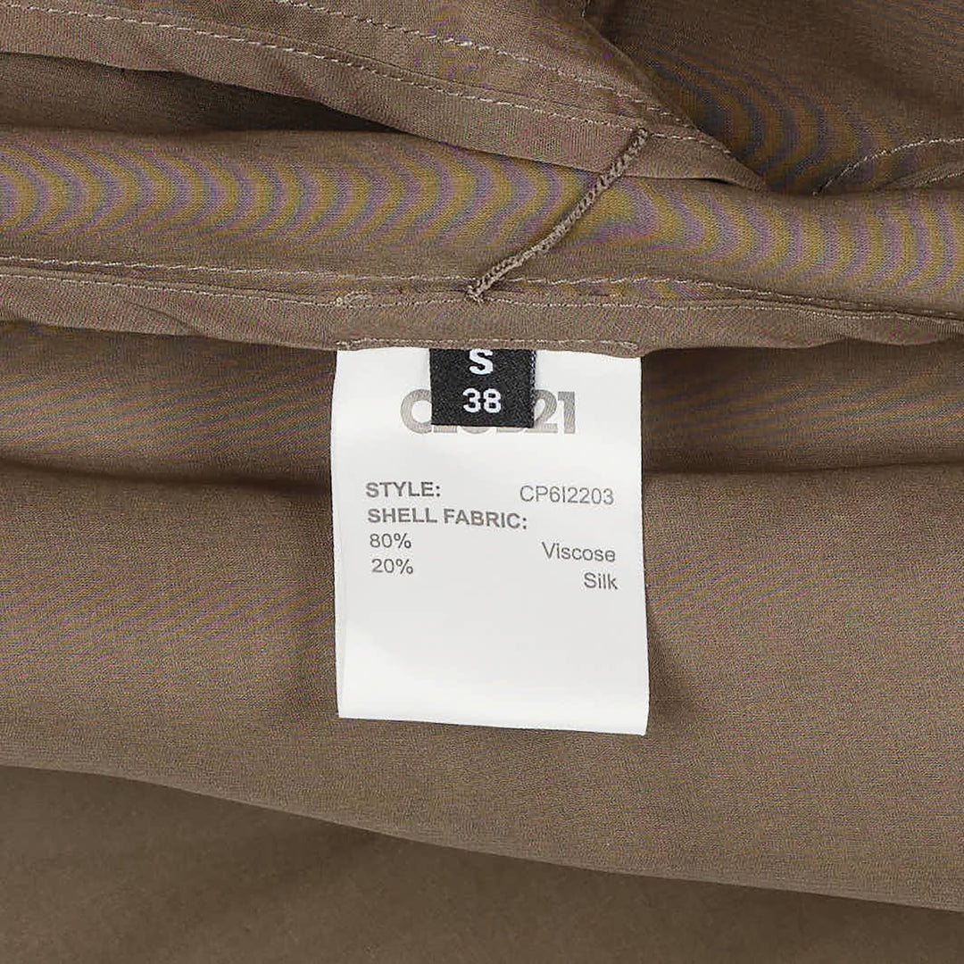 Margaux Habutai Silk Cupro Coat