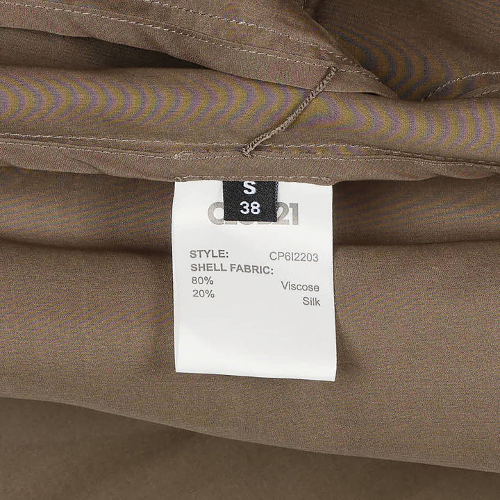 Margaux Habutai Silk Cupro Coat