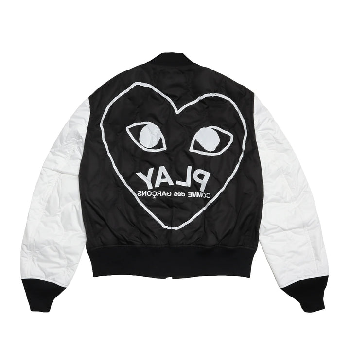 Black Emblem Bomber Jacket