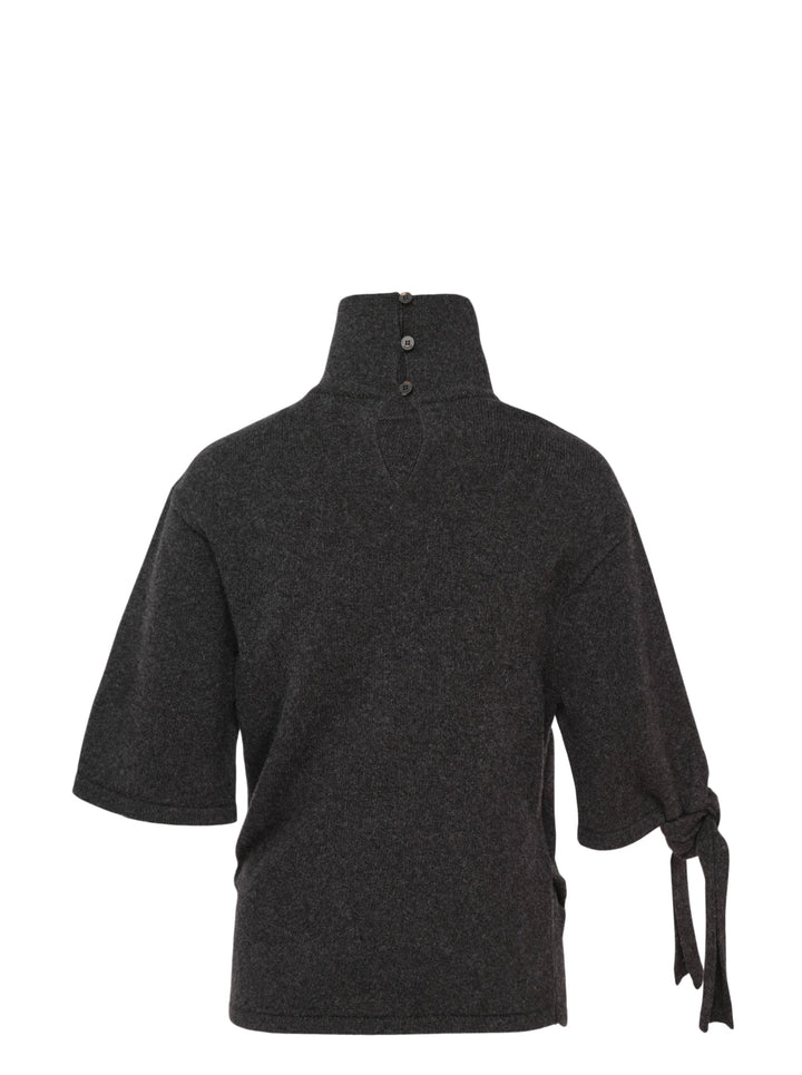 JACQUEMUS Fiocco Knit Turtleneck Top - view 2